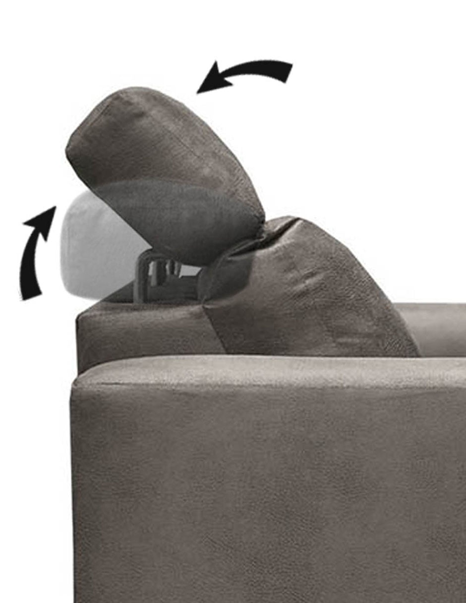 SILLÓN LOCKE POLIÉSTER, GRIS