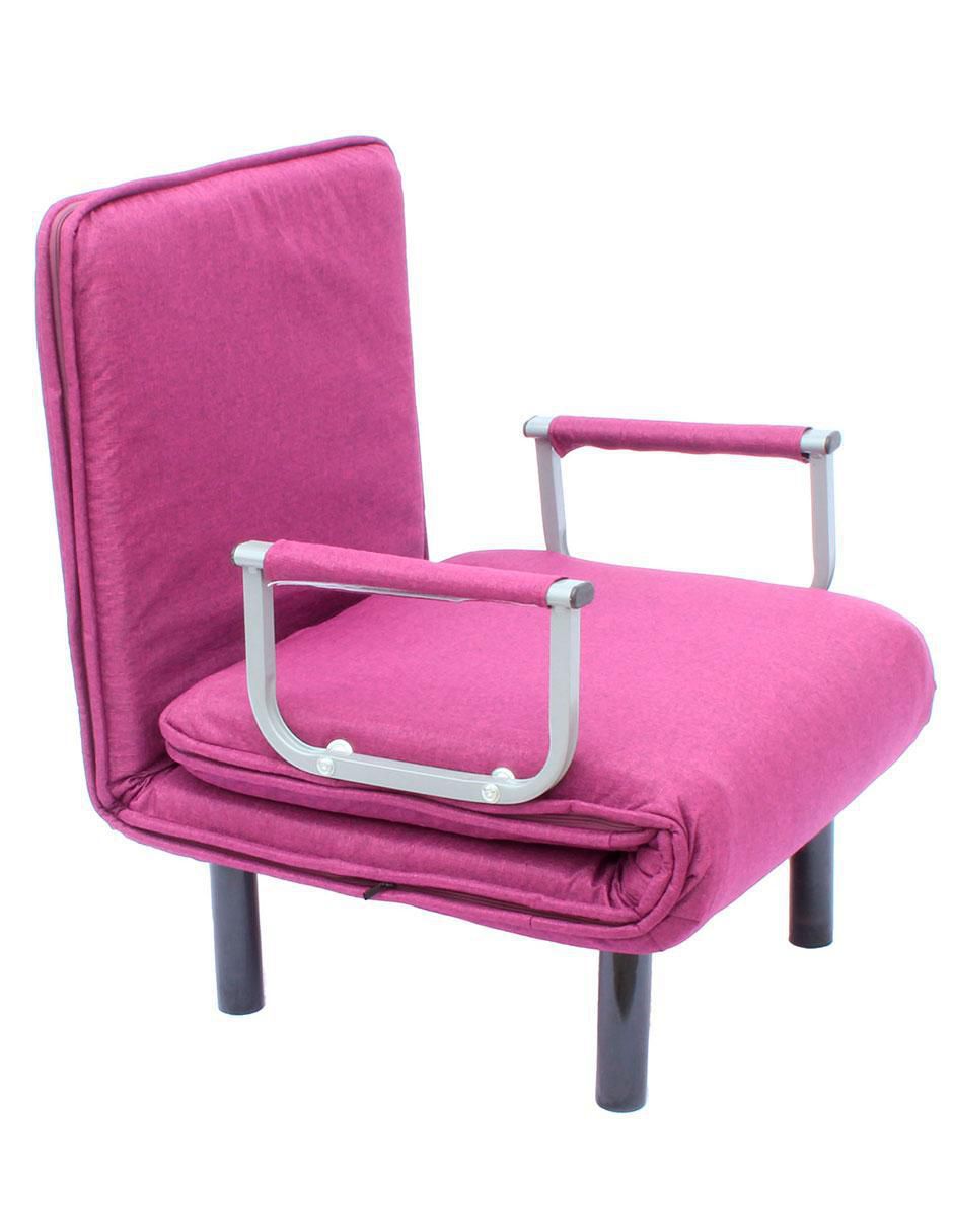 Sofá cama Doruk Rosa de lino