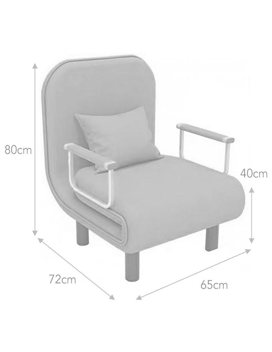 Sofá cama Doruk Rosa de lino