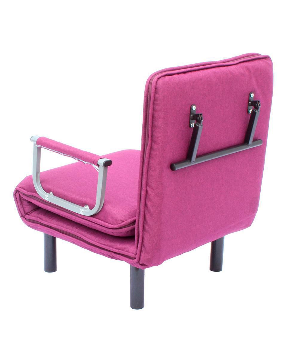 Sofá cama Doruk Rosa de lino