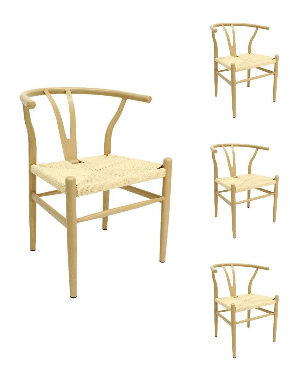 Set de sillas 4 piezas Premium de metal