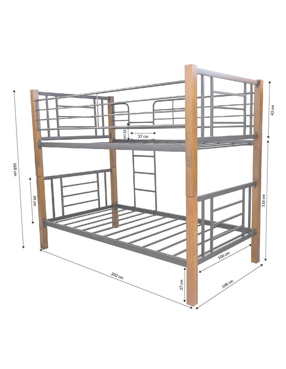 Base para cama Funky de madera pino 5