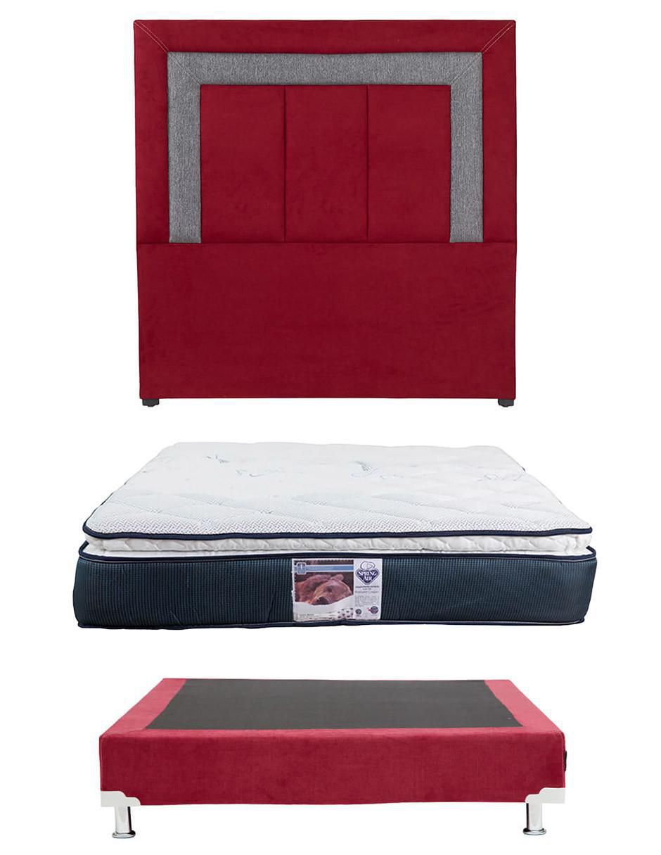Set Recámara Bora de madera pino