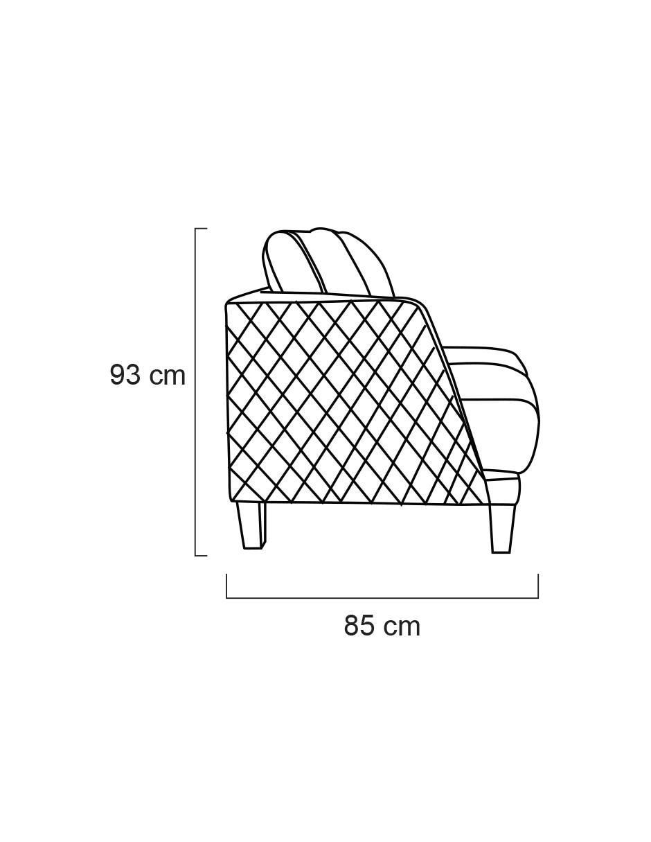 Sala modular izquierda Aruba de poliéster 10
