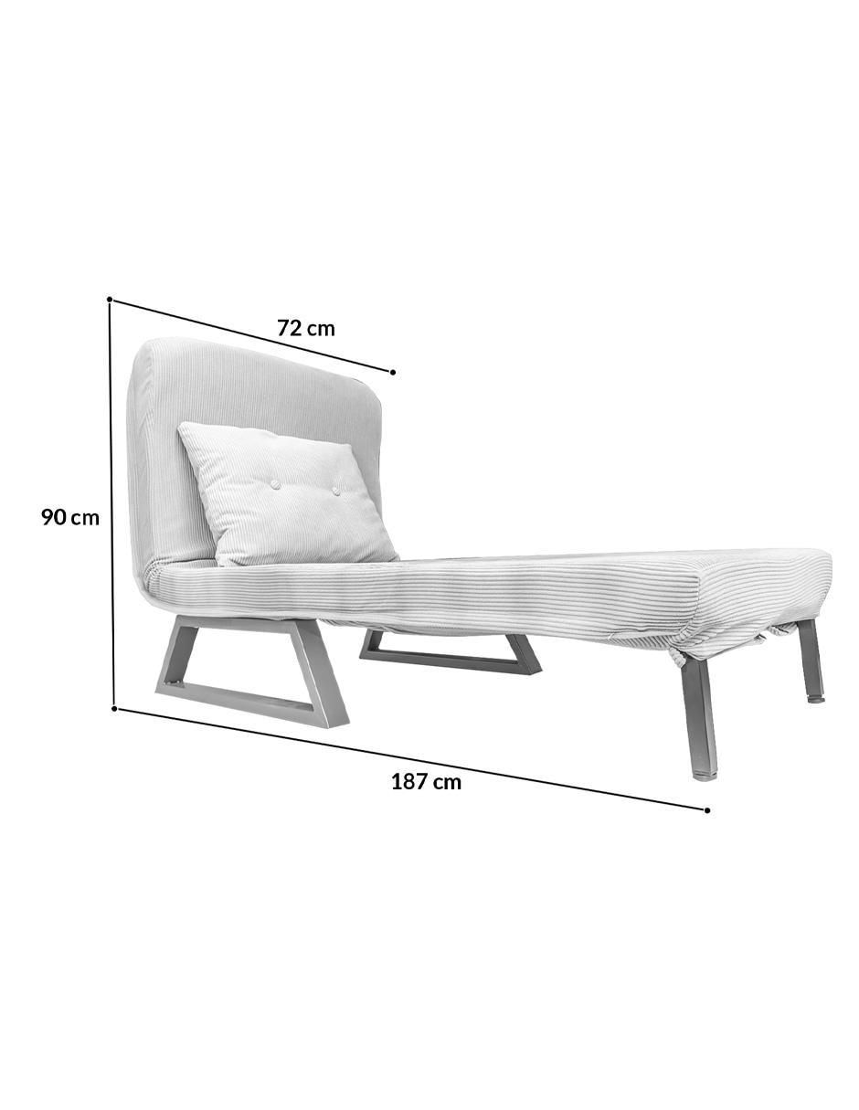 Sofá cama Brunei de velvet 11