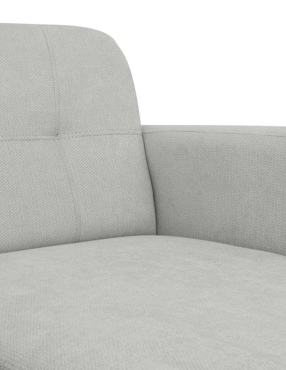 SALA MODULAR SOHO TELA, DERECHO, GRIS