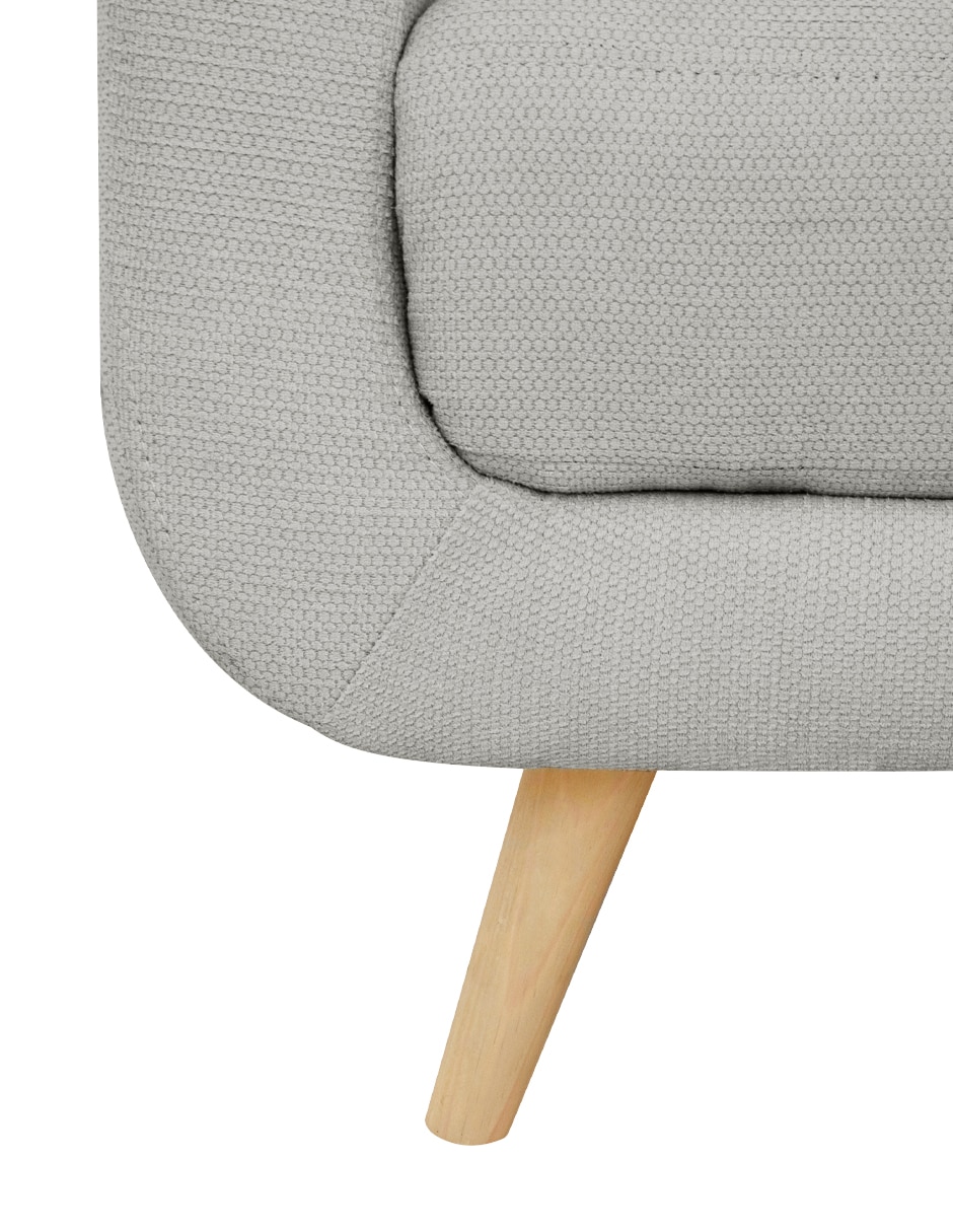 SALA MODULAR SOHO TELA, DERECHO, GRIS
