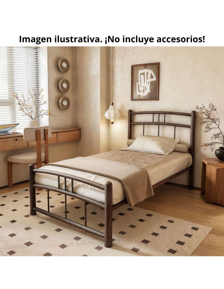 Cama Industrial de acero individual 4