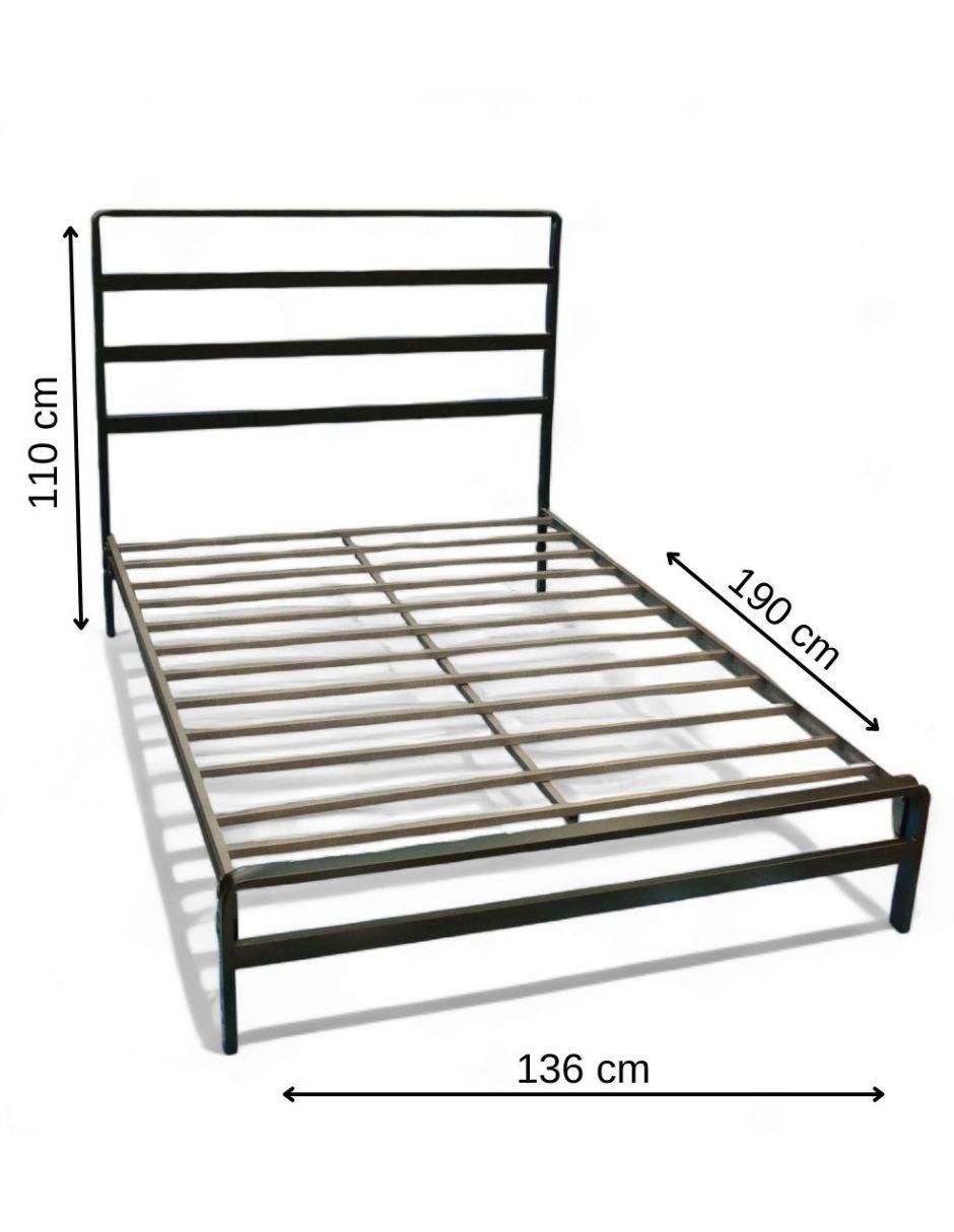 Cama Industrial de acero matrimonial 6
