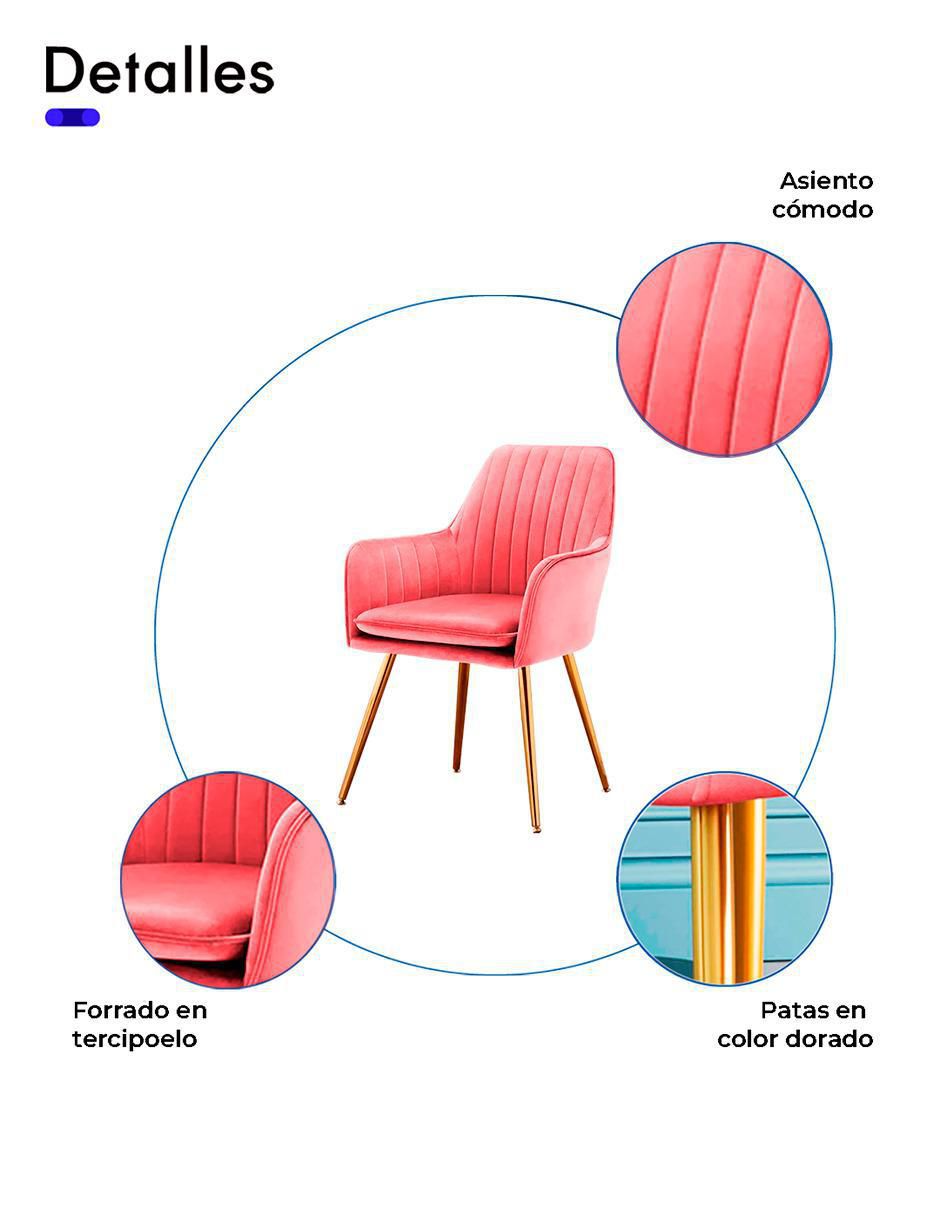 Silla 2 piezas de acero 2