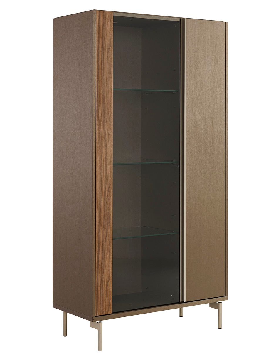 Vitrina City Life de chapa madera