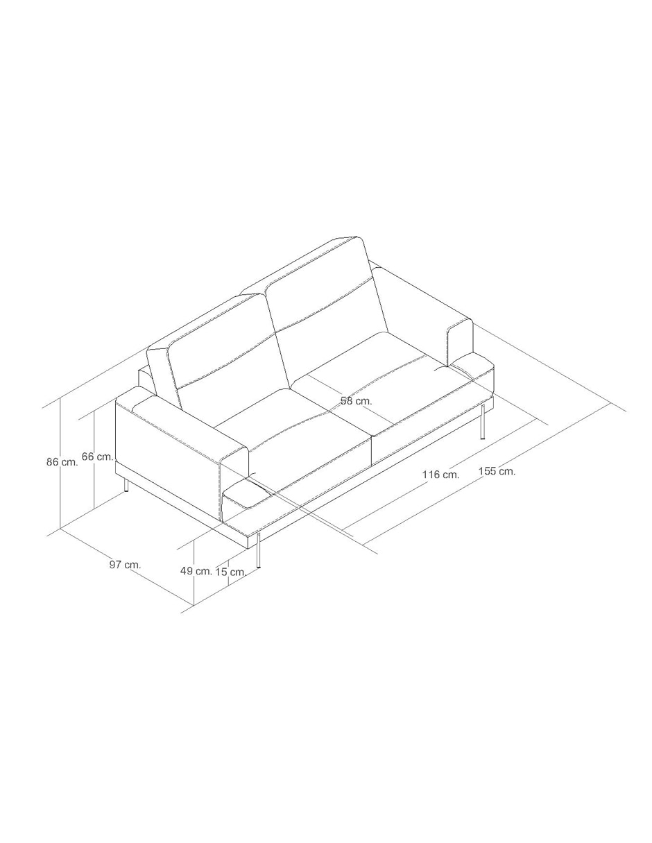 Love seat Freco 8