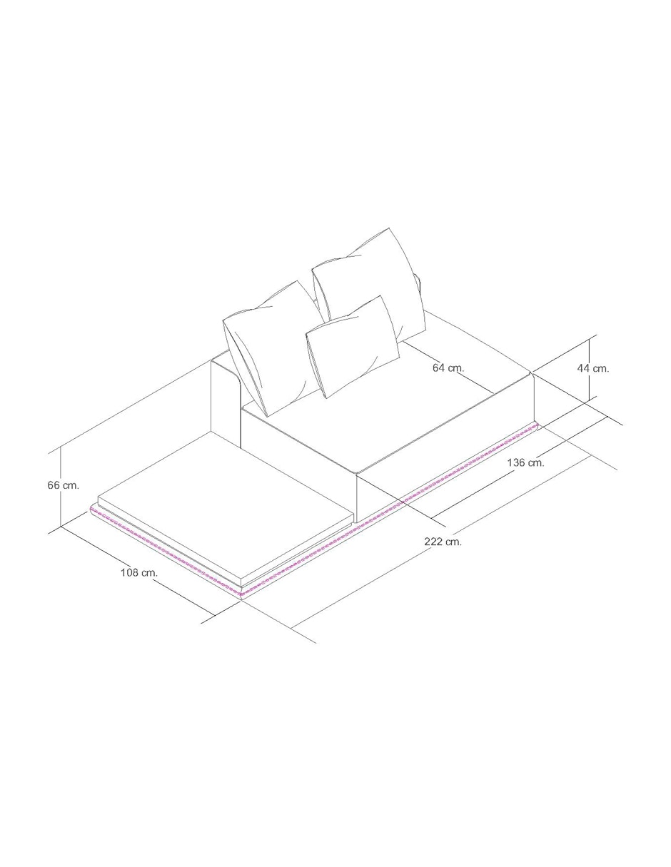 Love seat Norman 9
