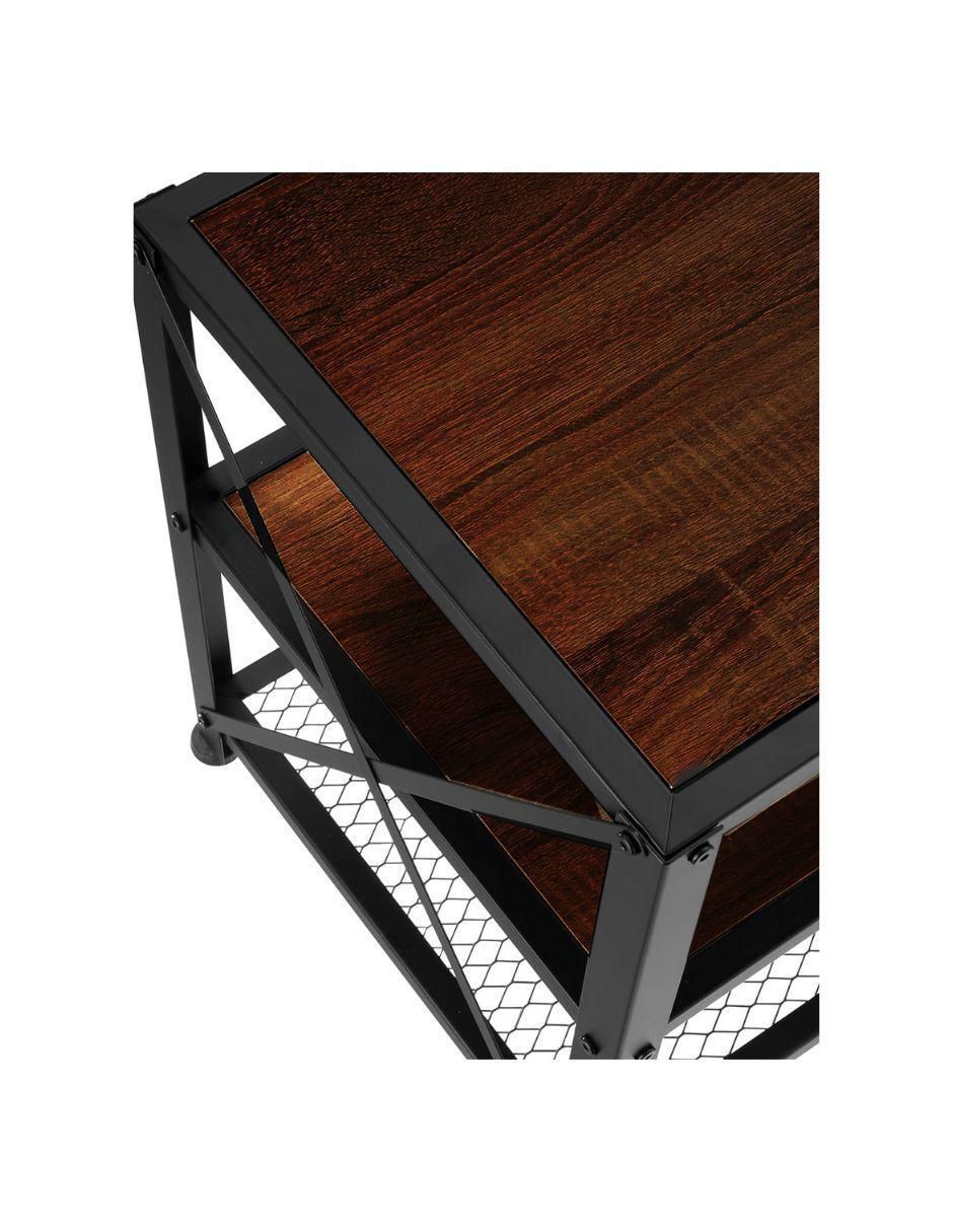 Mueble de tv de metal y madera 9