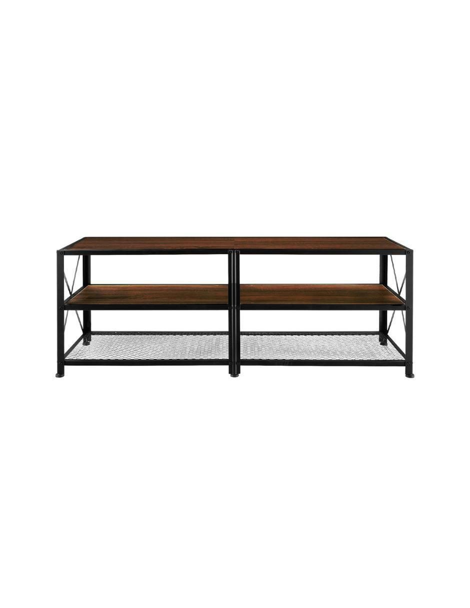 Mueble de tv de metal y madera 11