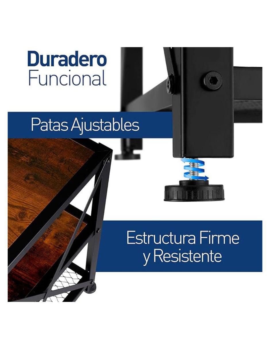 Mueble de tv de metal y madera 4