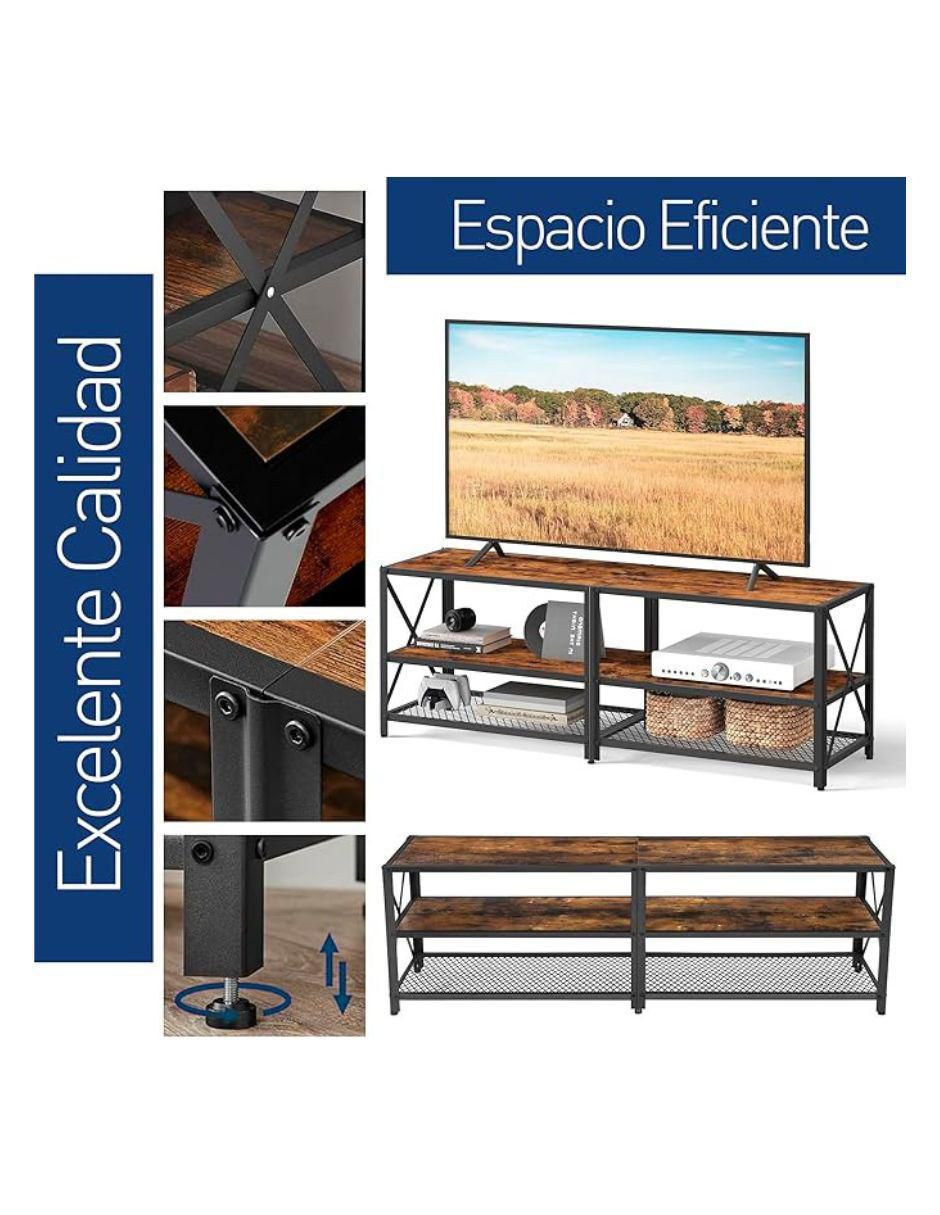 Mueble de tv de metal y madera 5