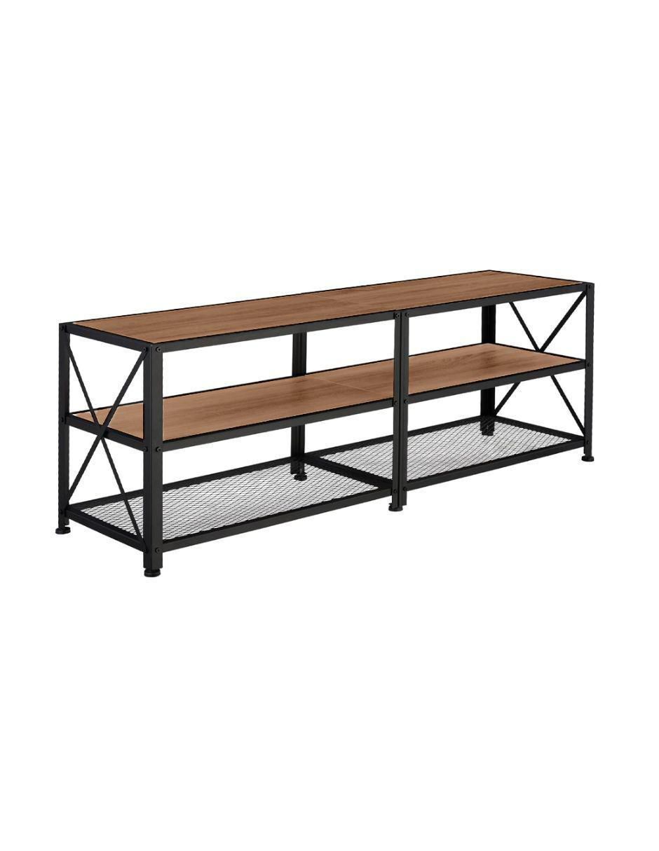 Mueble de tv de metal y madera 1