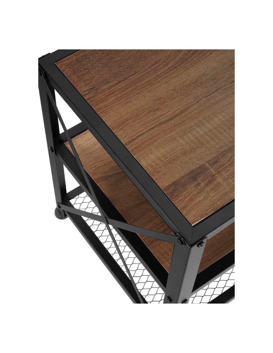 Mueble de tv de metal y madera 8