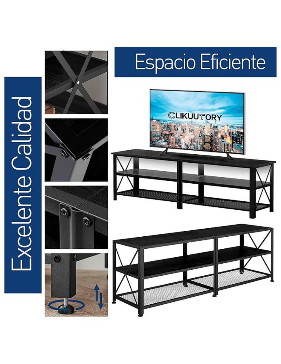 Mueble de tv de metal y madera 3