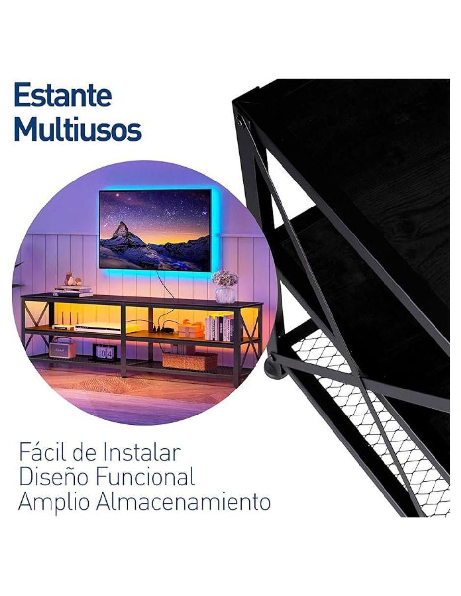 Mueble de tv de metal y madera 5