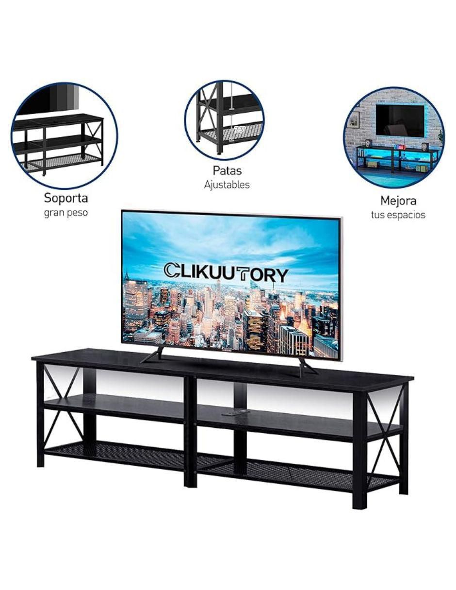 Mueble de tv de metal y madera 6
