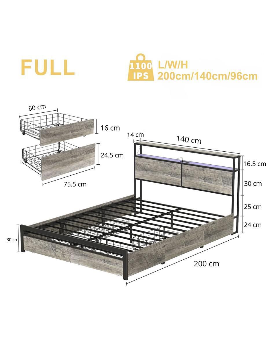 Base para cama de MDF 8