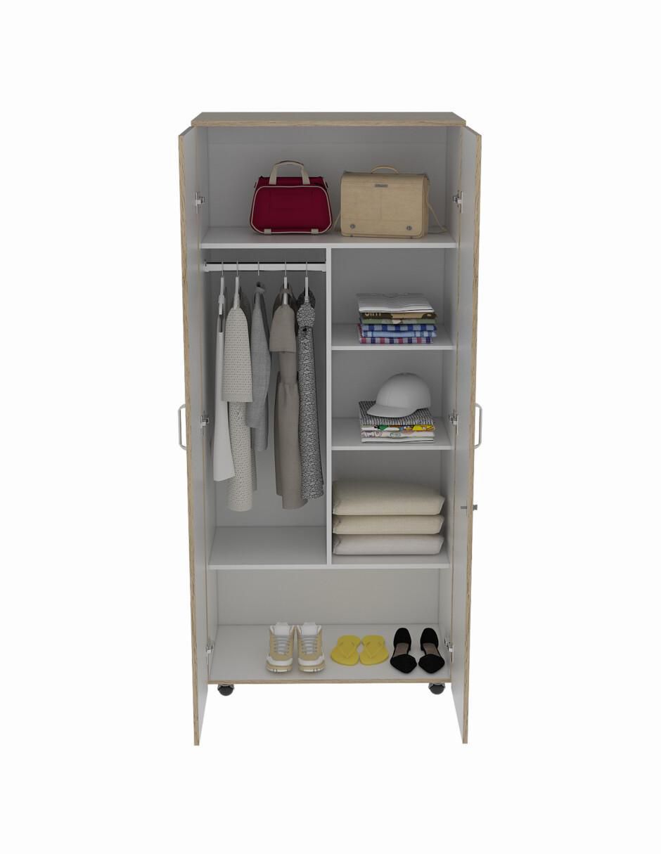 Armario Iko Closet Iko Beige de melamina 2
