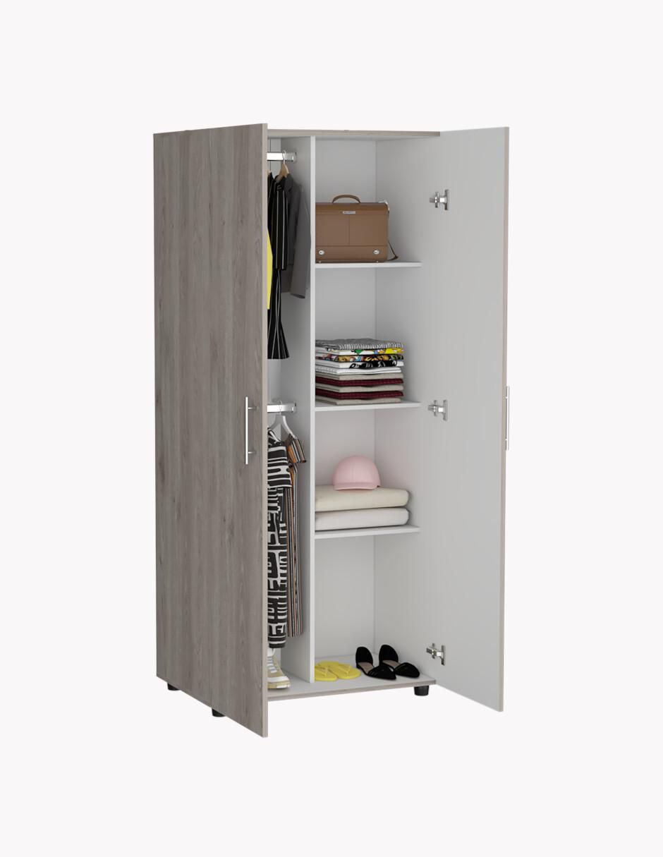 Armario Tera Closet Tera Gris de melamina 4