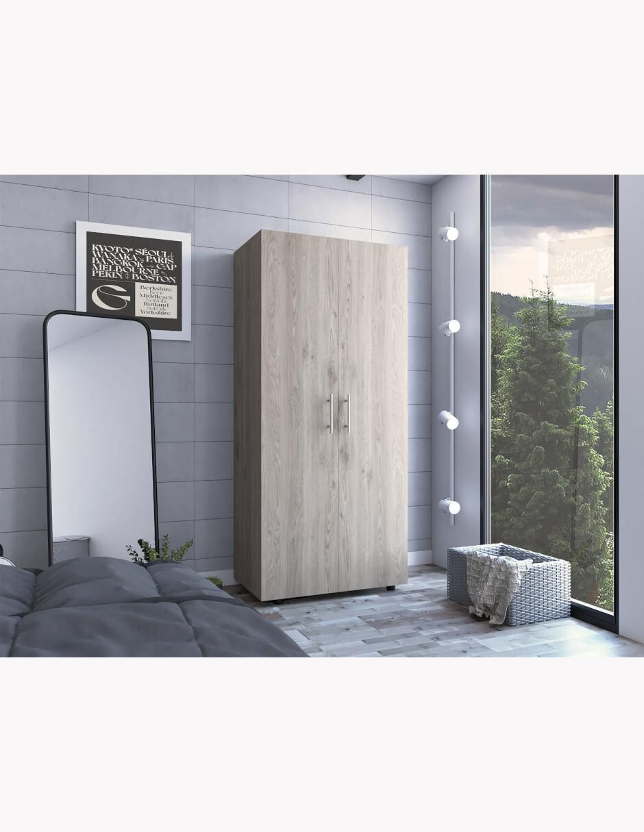 Armario Tera Closet Tera Gris de melamina 5