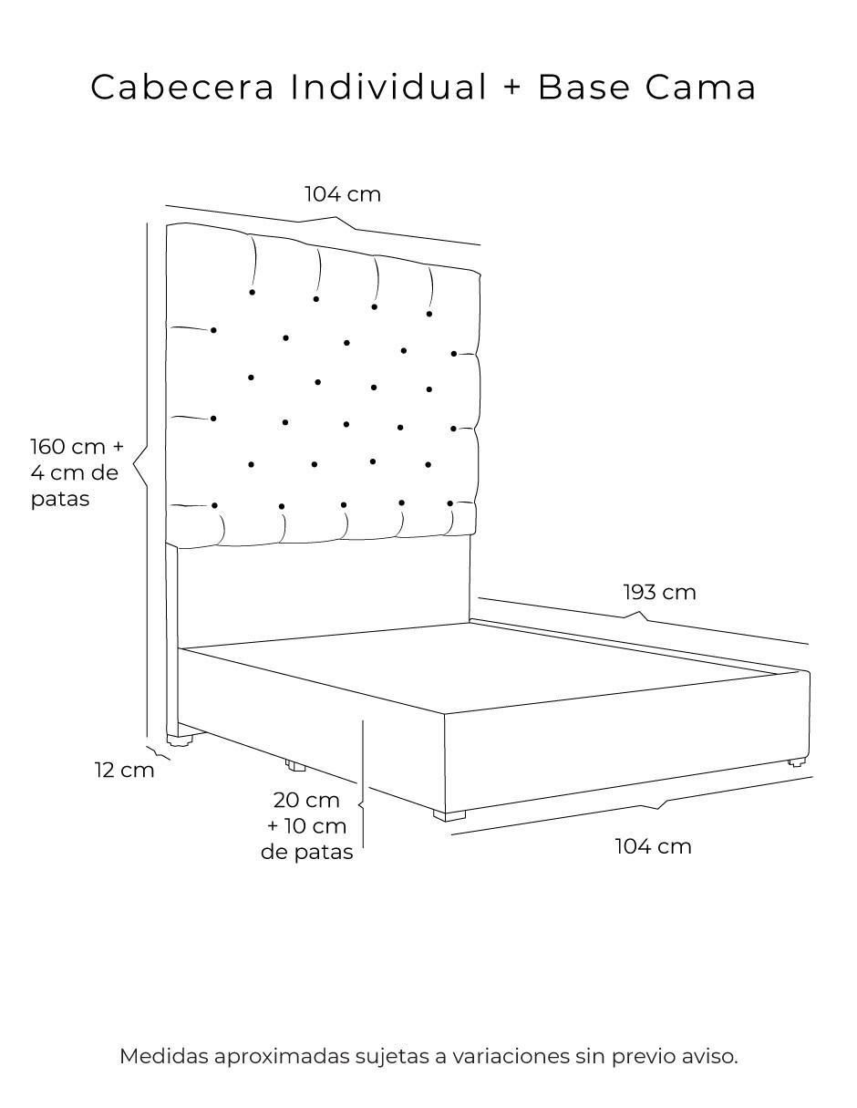 Cama Capri Orlando de madera pino 4
