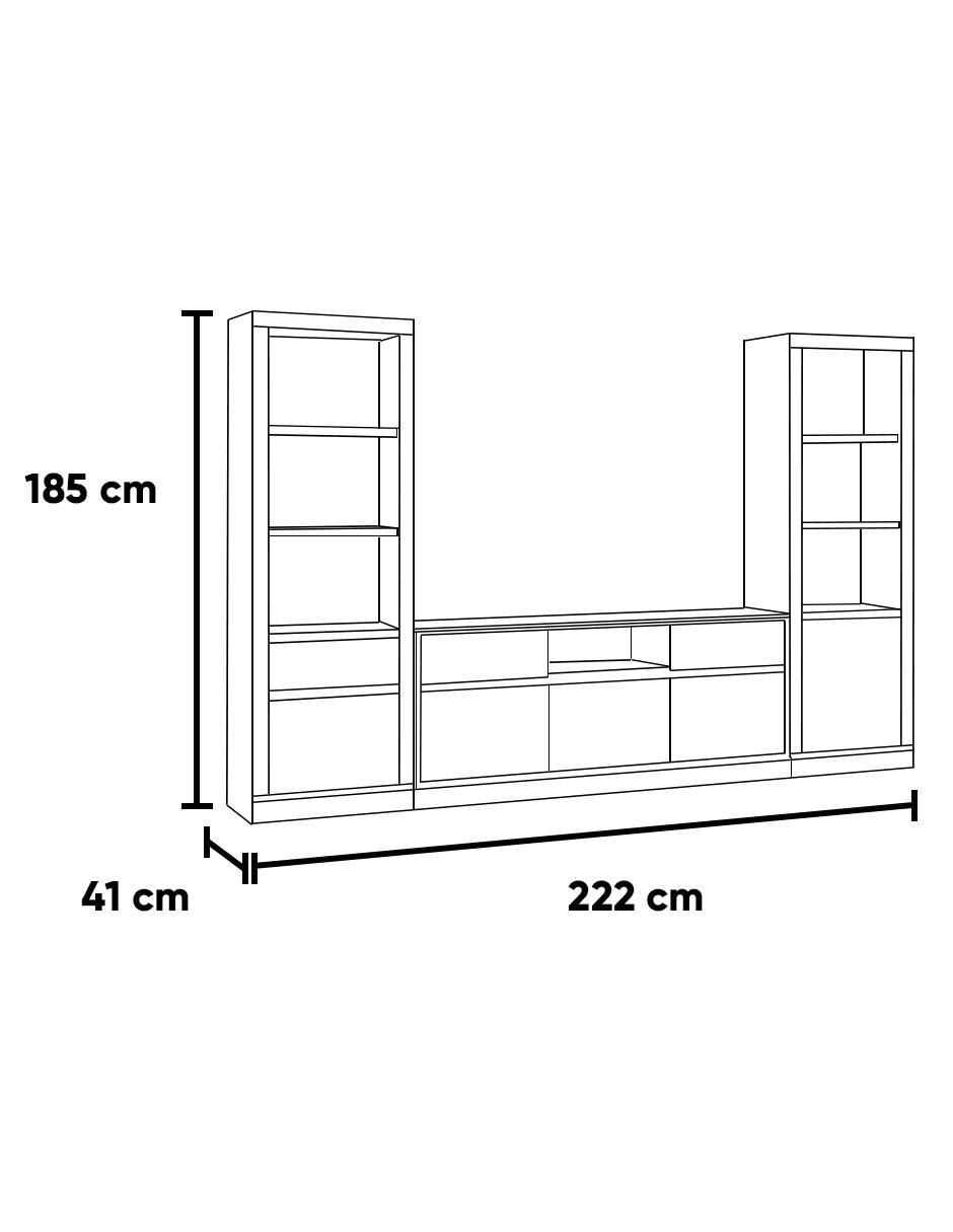 Mueble de tv Elogio de MDF 5
