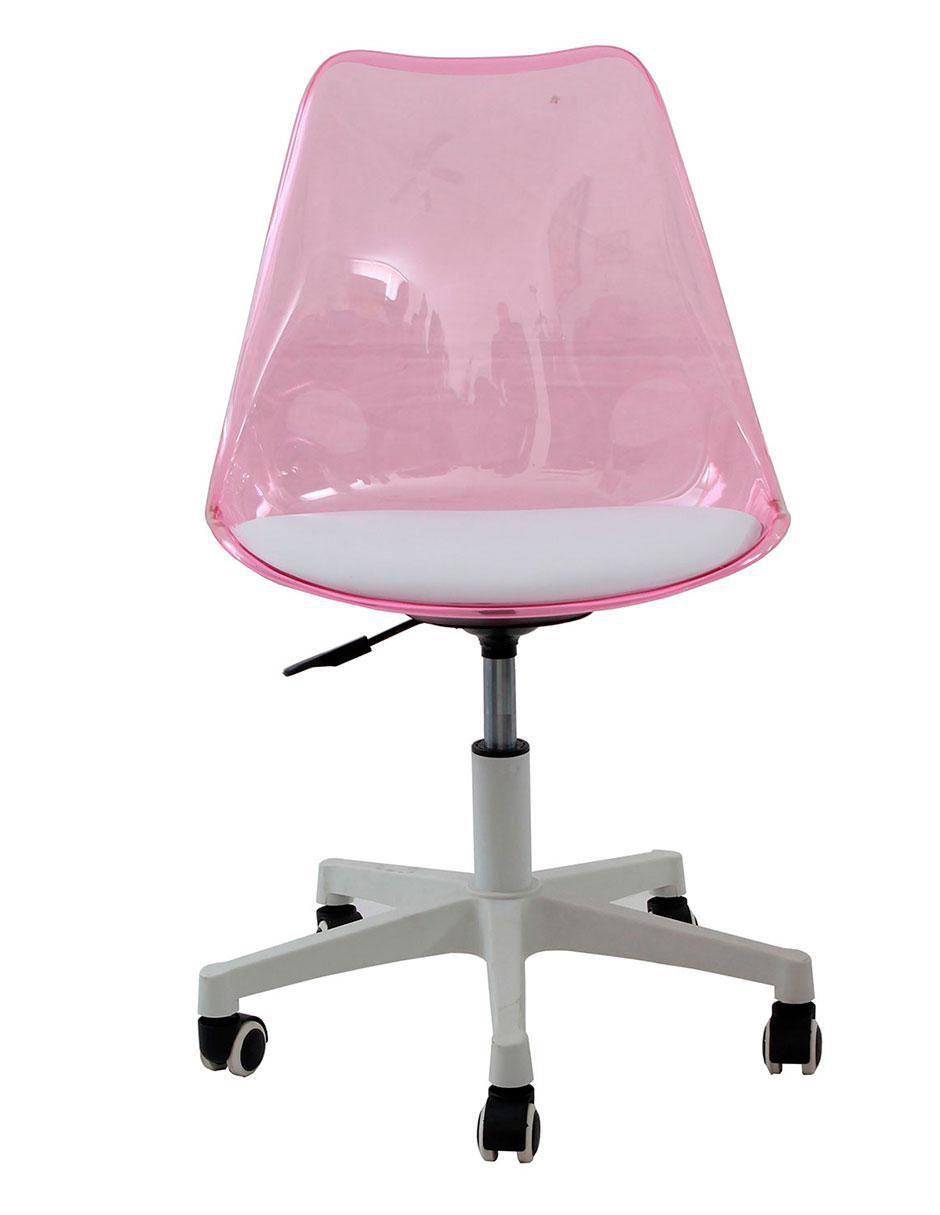 Silla Hug Rosa de metal