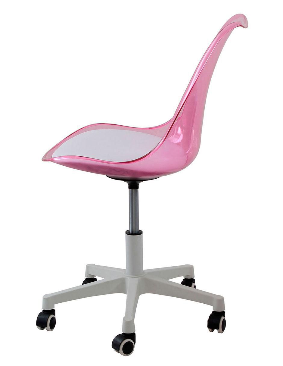 Silla Hug Rosa de metal 3