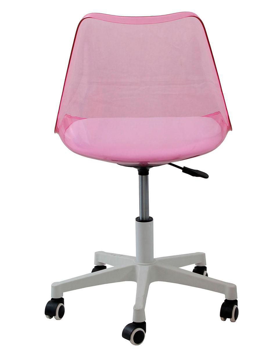 Silla Hug Rosa de metal 4