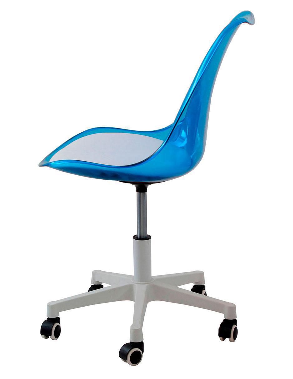 Silla Hug Azul de metal 3