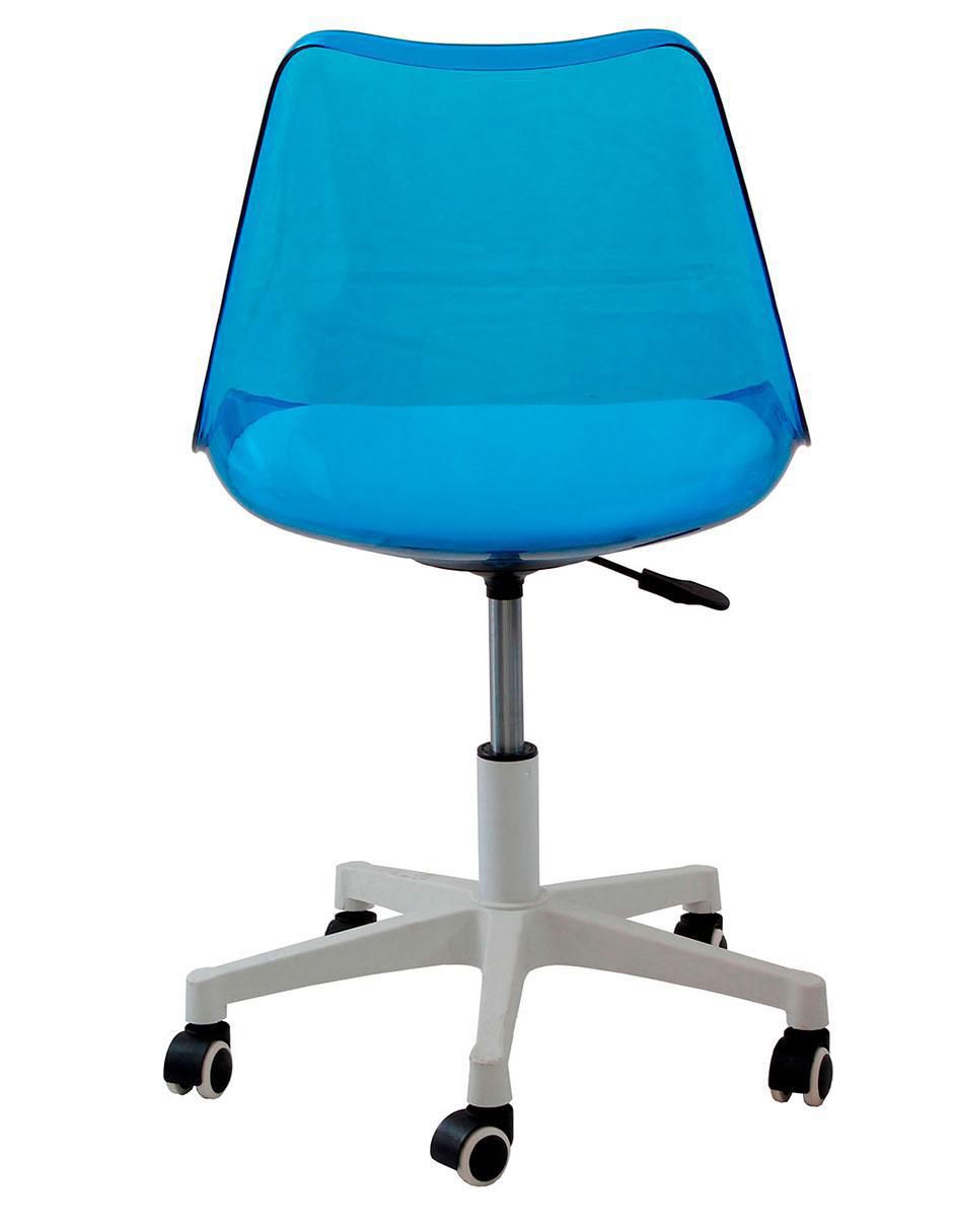 Silla Hug Azul de metal 4
