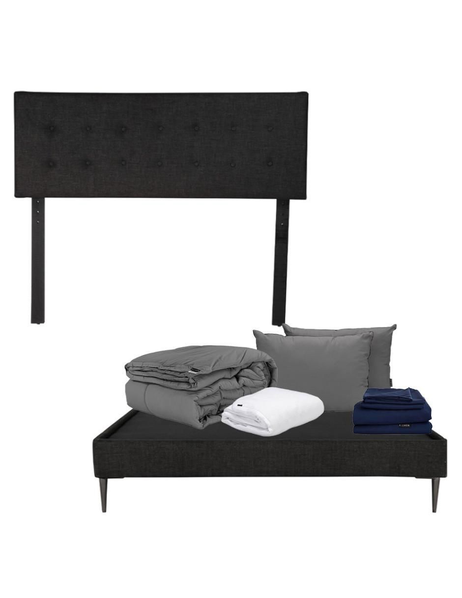 Cama Bilbao Slim de madera pino