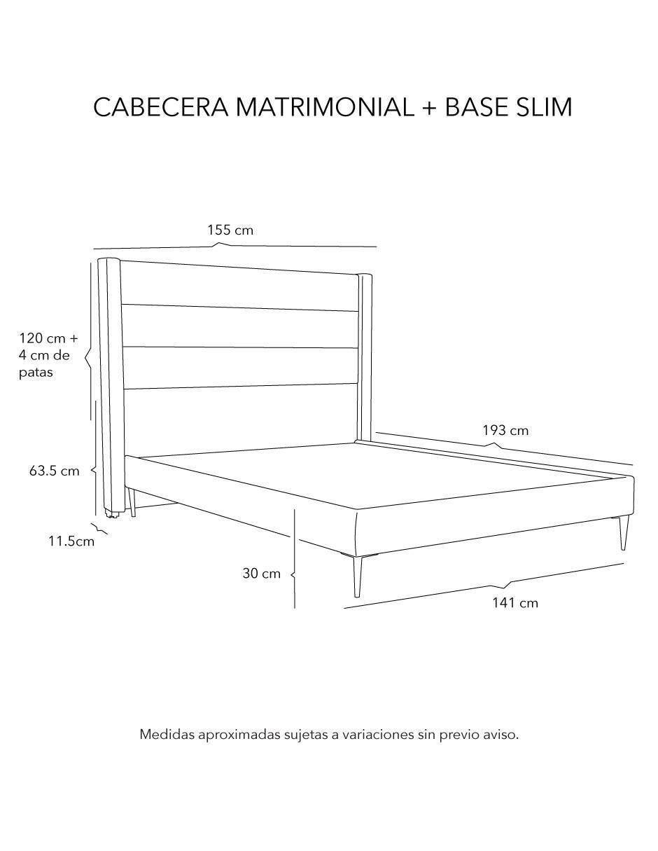 Set Recámara Lugo Slim Trini de madera pino 15