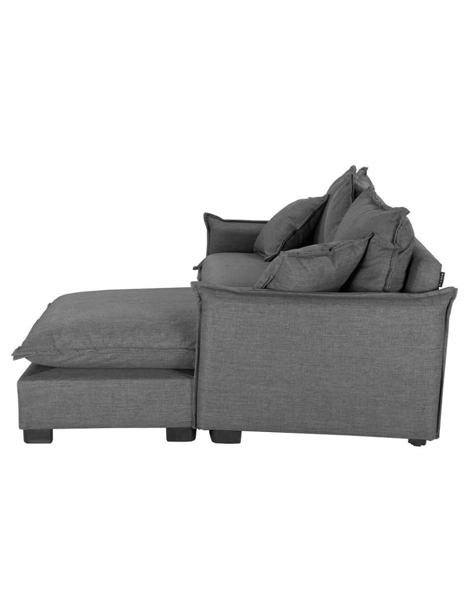 Chaise lounge Milo de tela 7