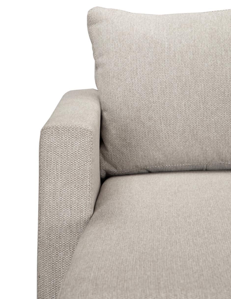 Chaise lounge Smoky Petit de tela 6