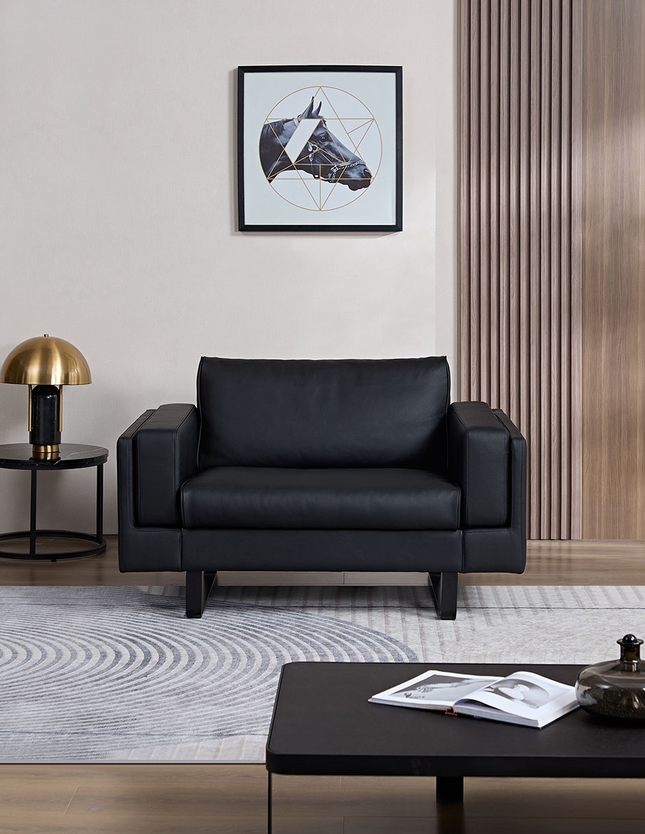 Sillón Galileo de piel 8