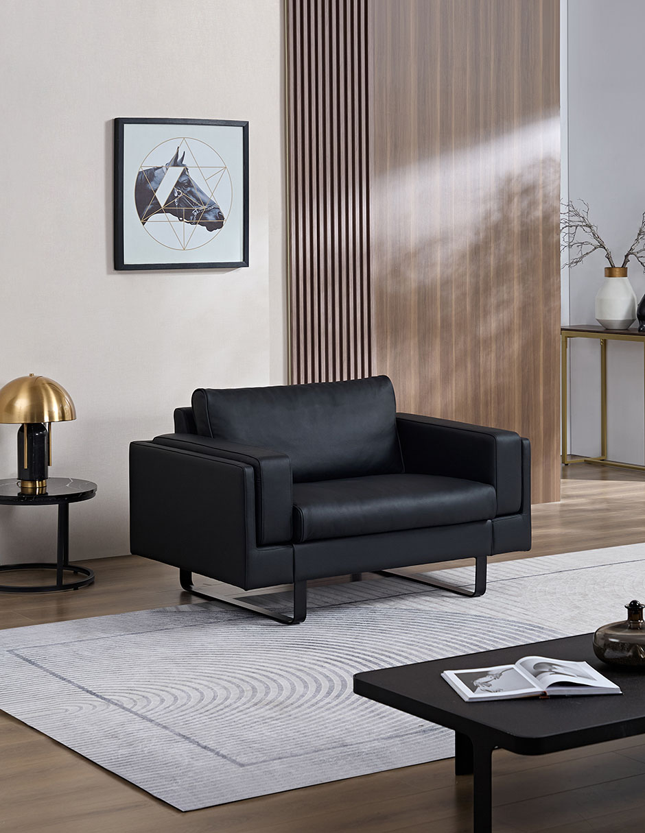 Sillón Galileo de piel 7