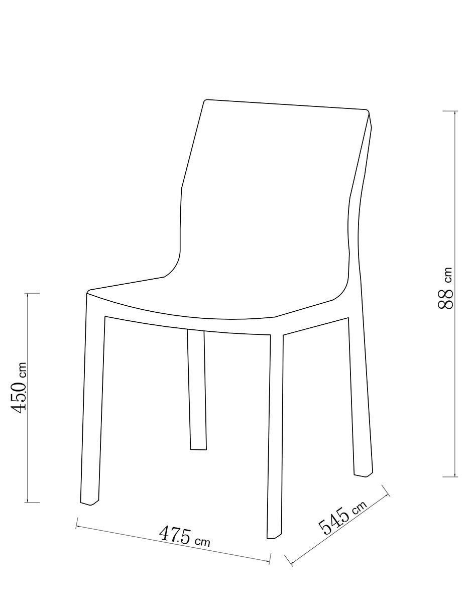 Silla City Life de piel 6
