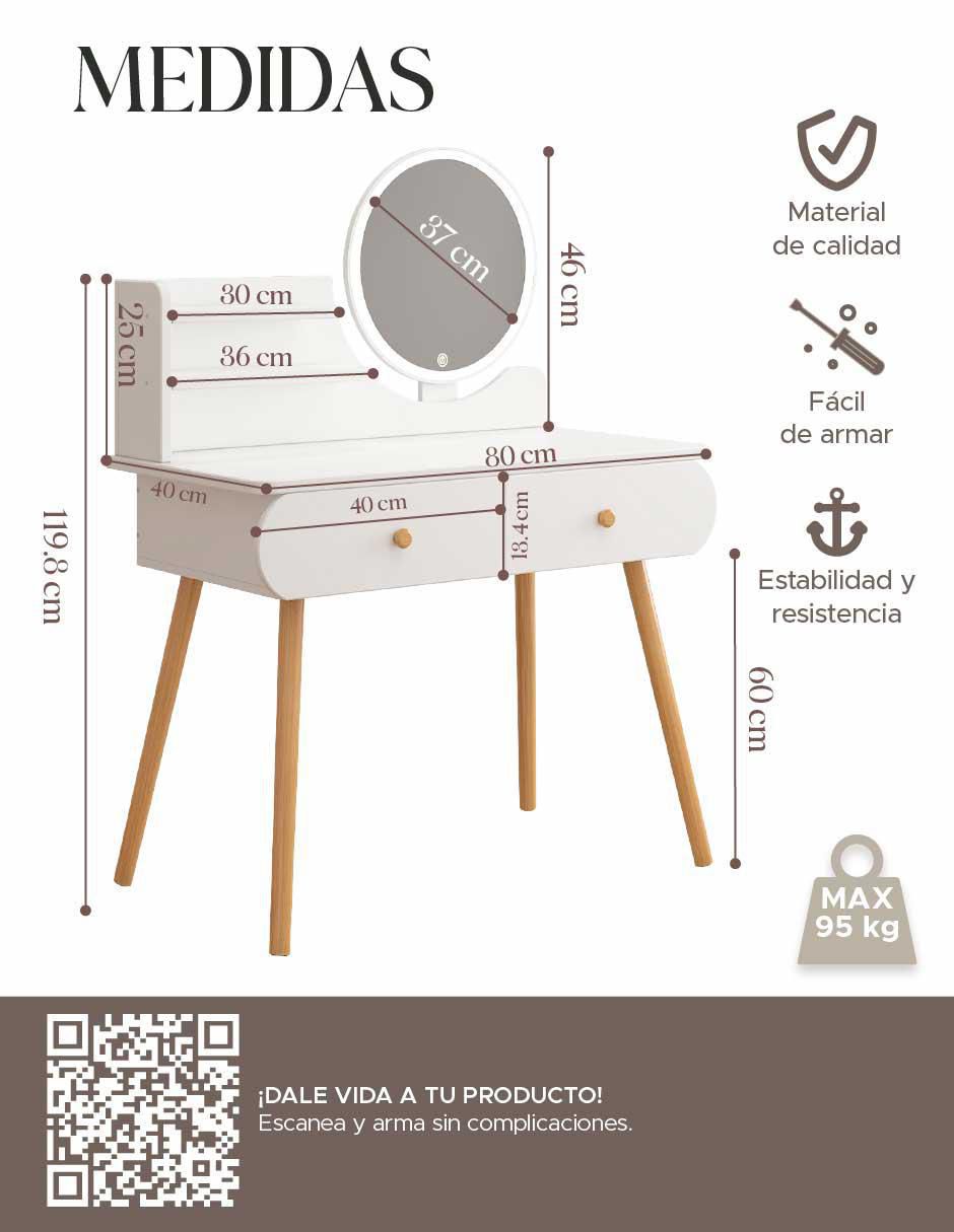 Tocador armable Vanity 10
