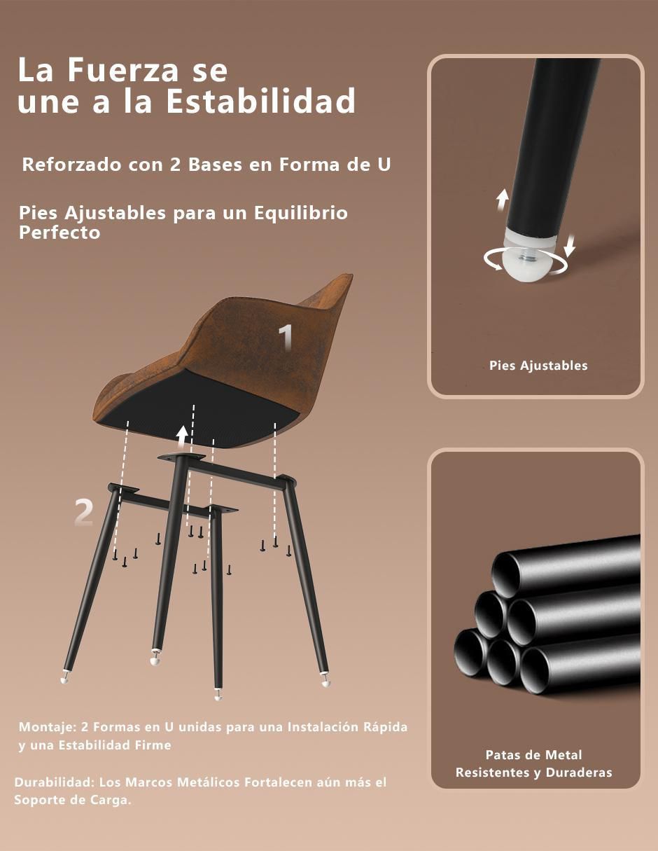 Set de sillas 2 piezas Alexon Dining Chair Vintage 7