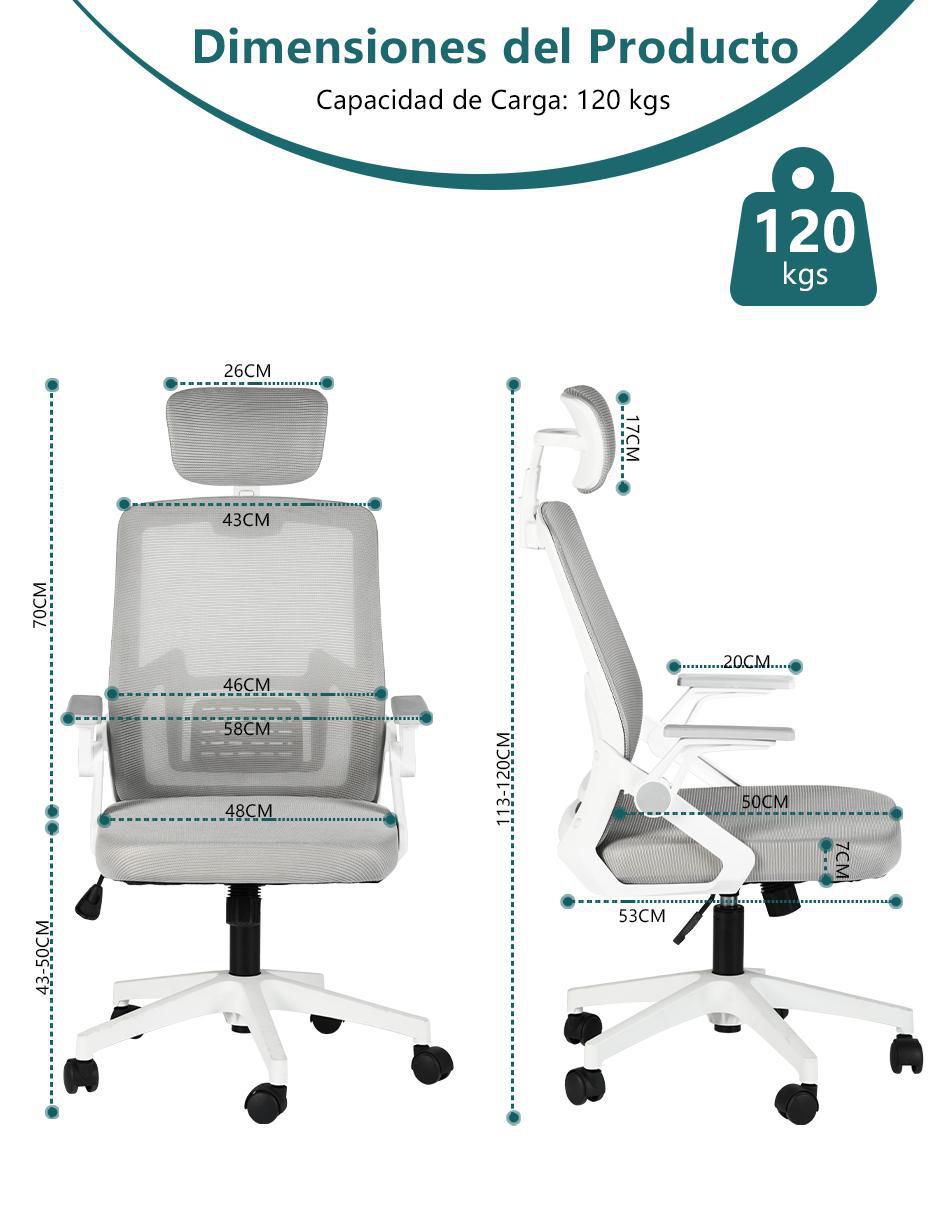 Silla de escritorio Mill H 10