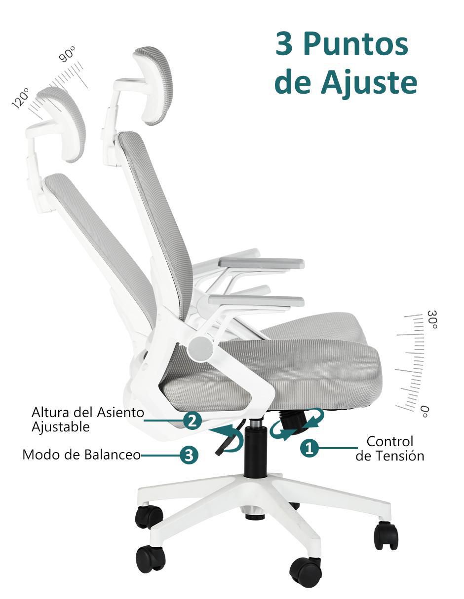 Silla de escritorio Mill H 8