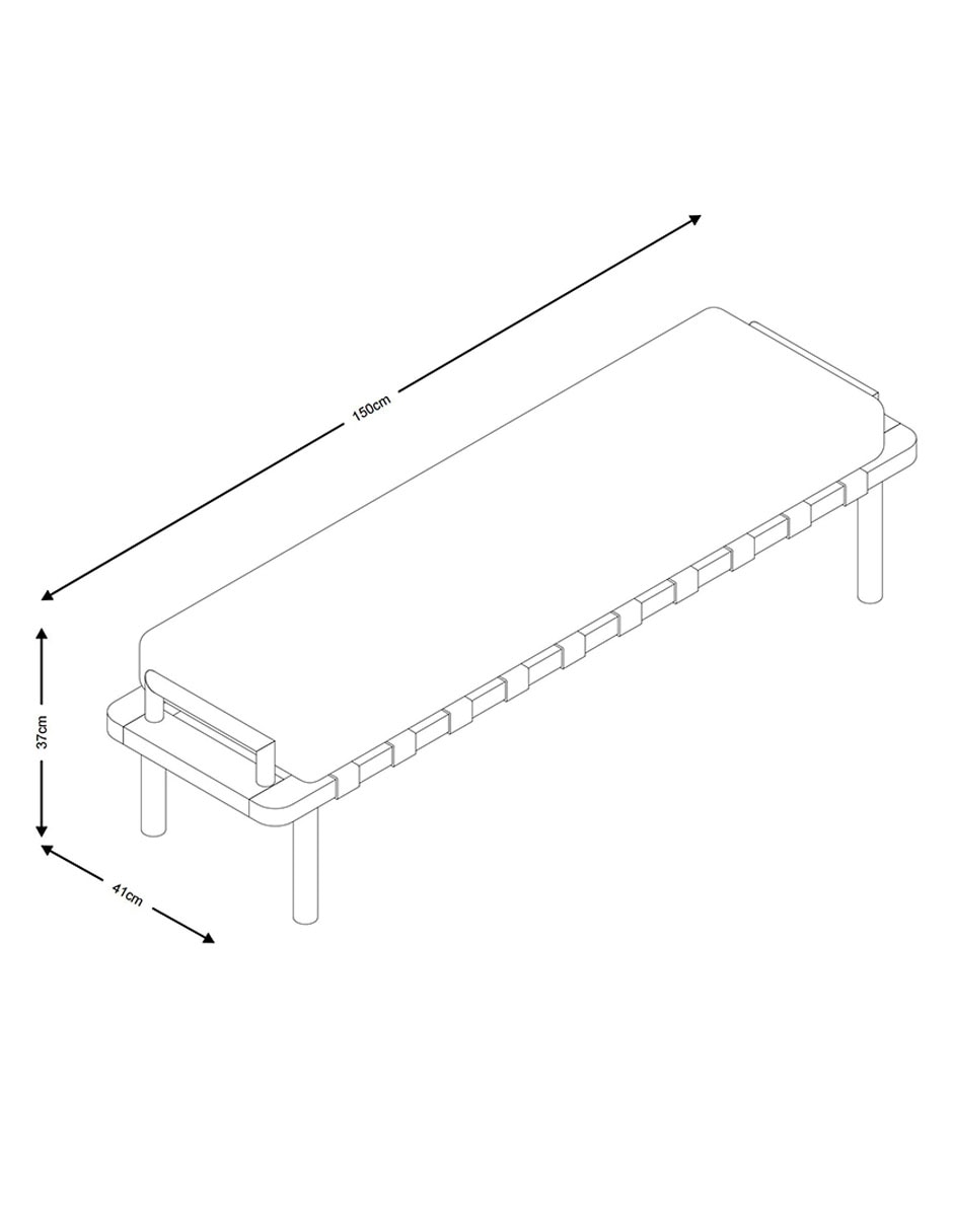 Pie de cama Alva Re de madera 7