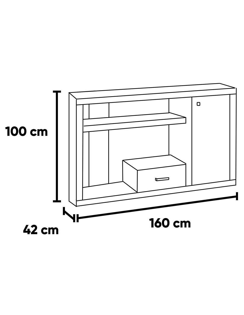 Mueble de tv Praga de MDF 5